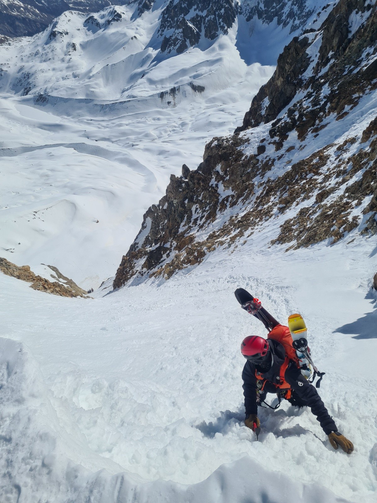 #16 Jérôme dans la brèche de la plate des Agneaux Jérôme dans la brèche de la plate des Agneaux