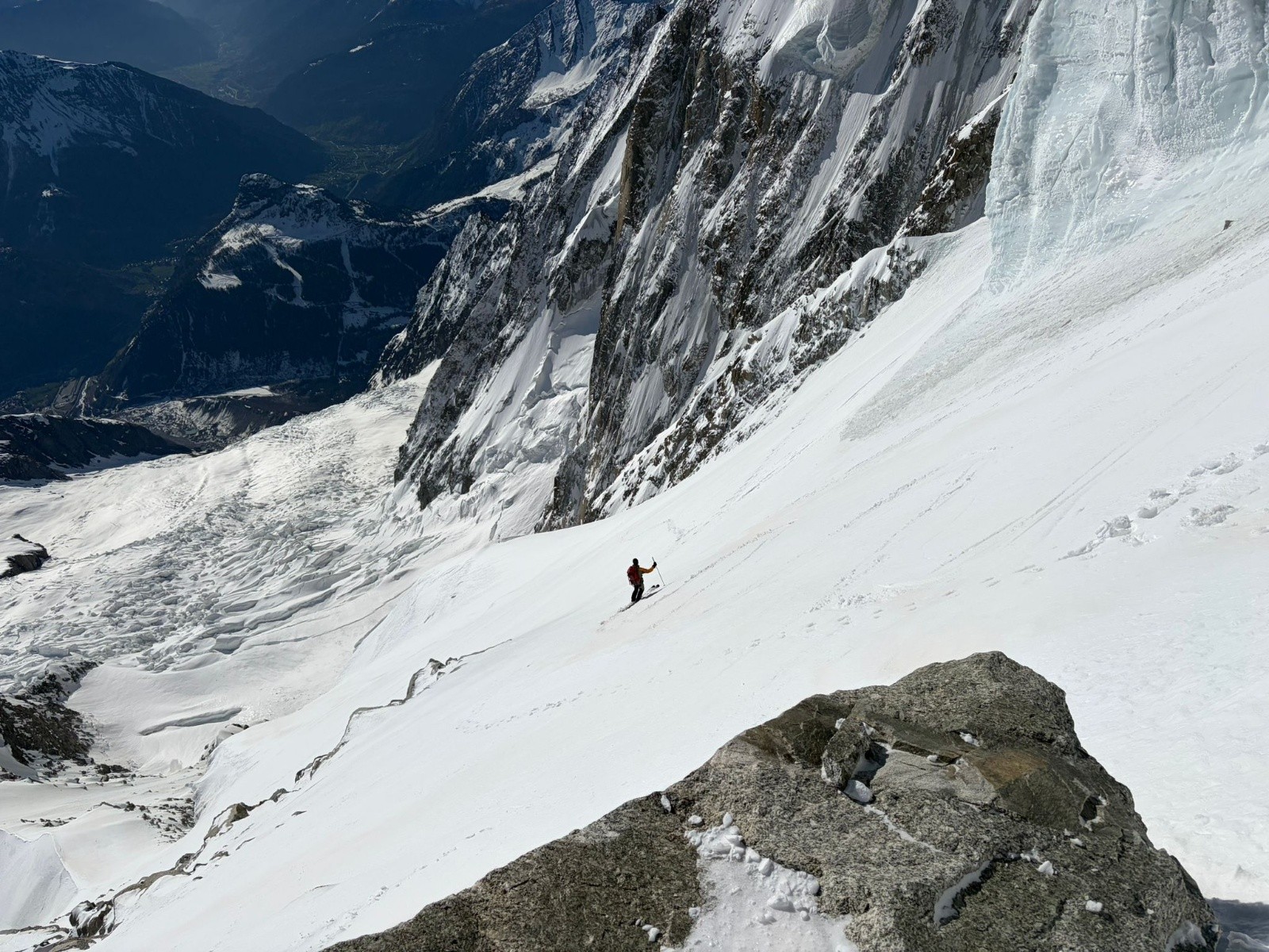 partie haute de l'éperon : ambiance&nbsp;
