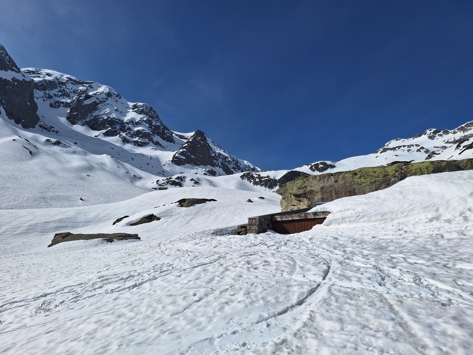 Refuge de Bérard bien caché