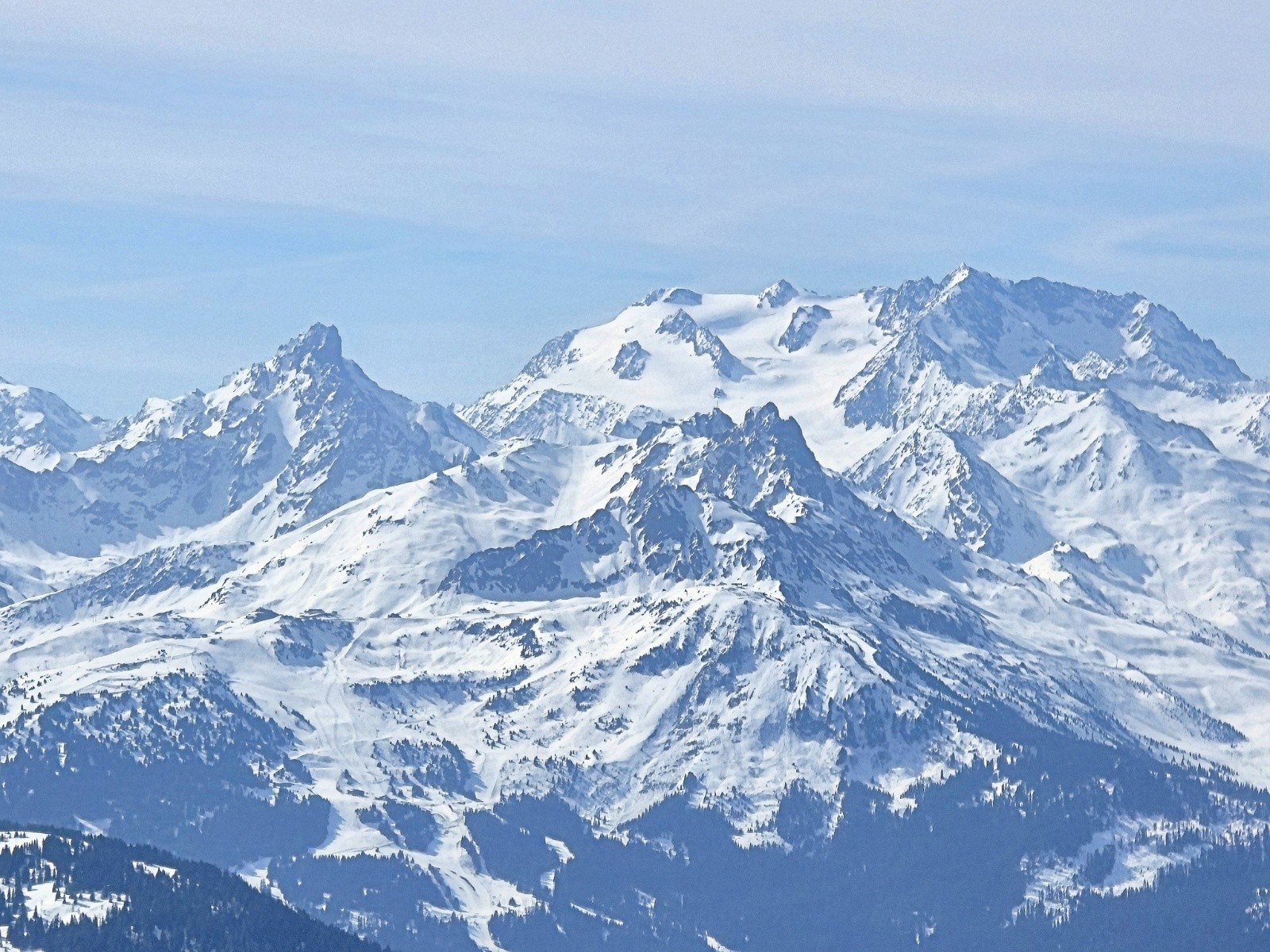 Au sud, le glacier de Gebroulaz&nbsp;