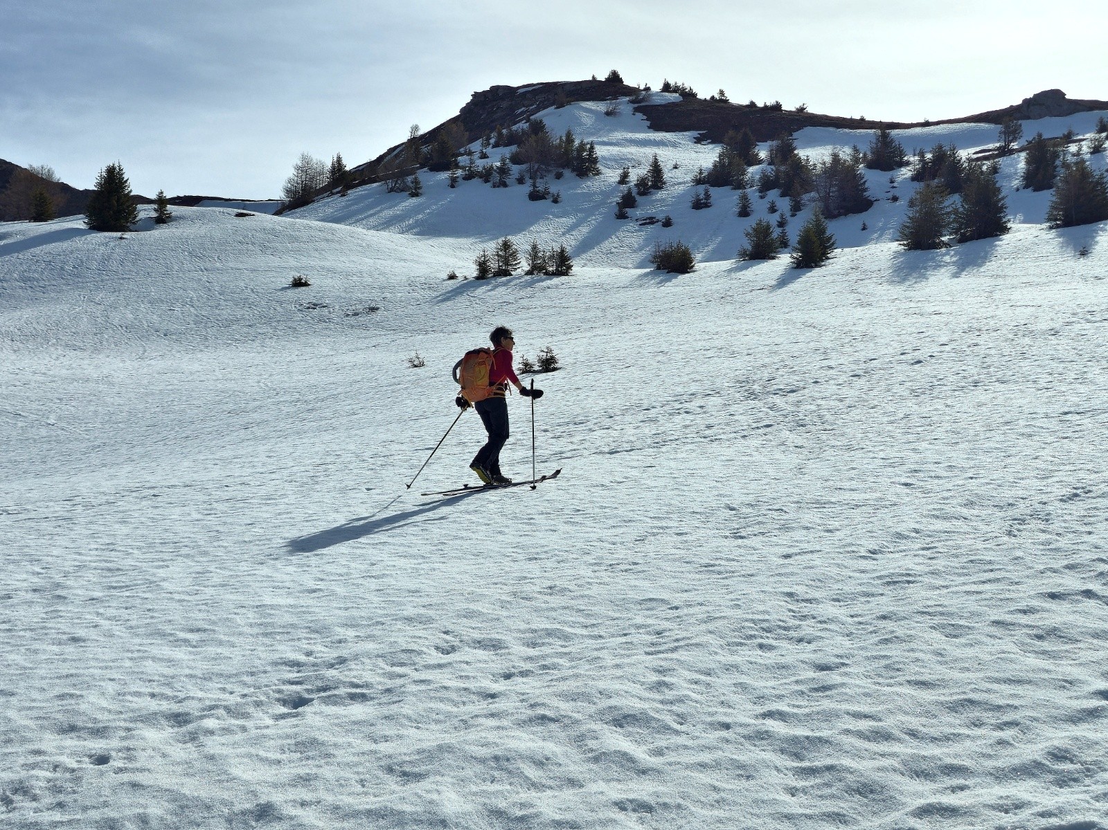 Avant de rejoindre la longue crête reliant le passage du Bozon au Quermoz.&nbsp;