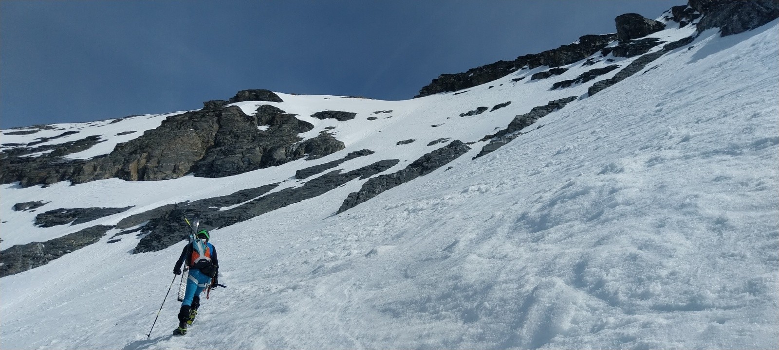 Sortie de la partie un peu plus raide&nbsp;