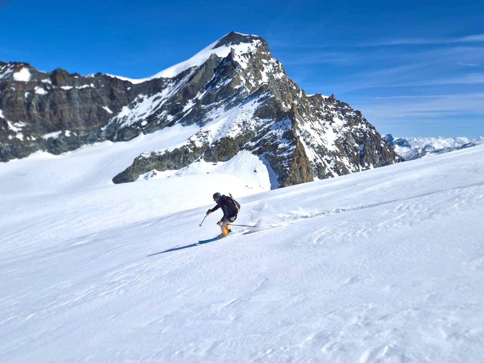 Poudreuse et Allalinhorn