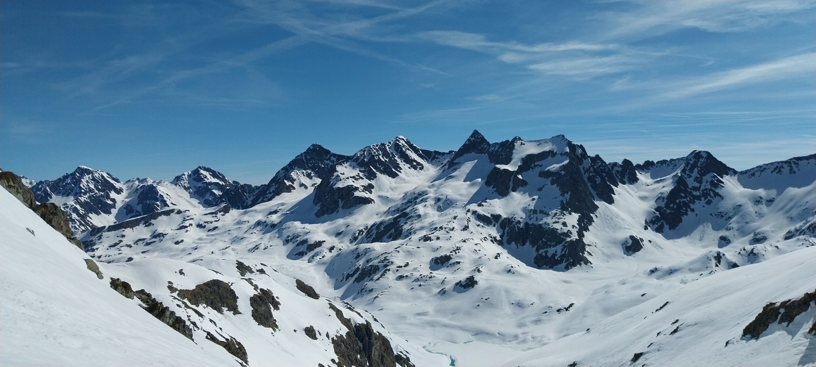 &nbsp;Vers le Rocher Blanc