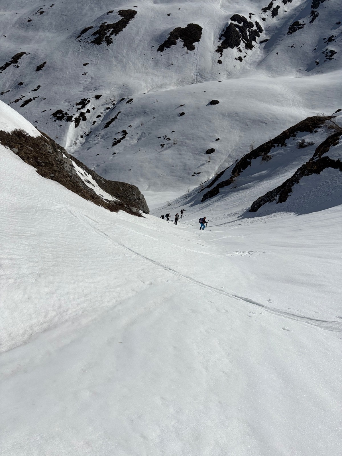 En remontant le deuxième vallon au dessus des bergeries del Meys