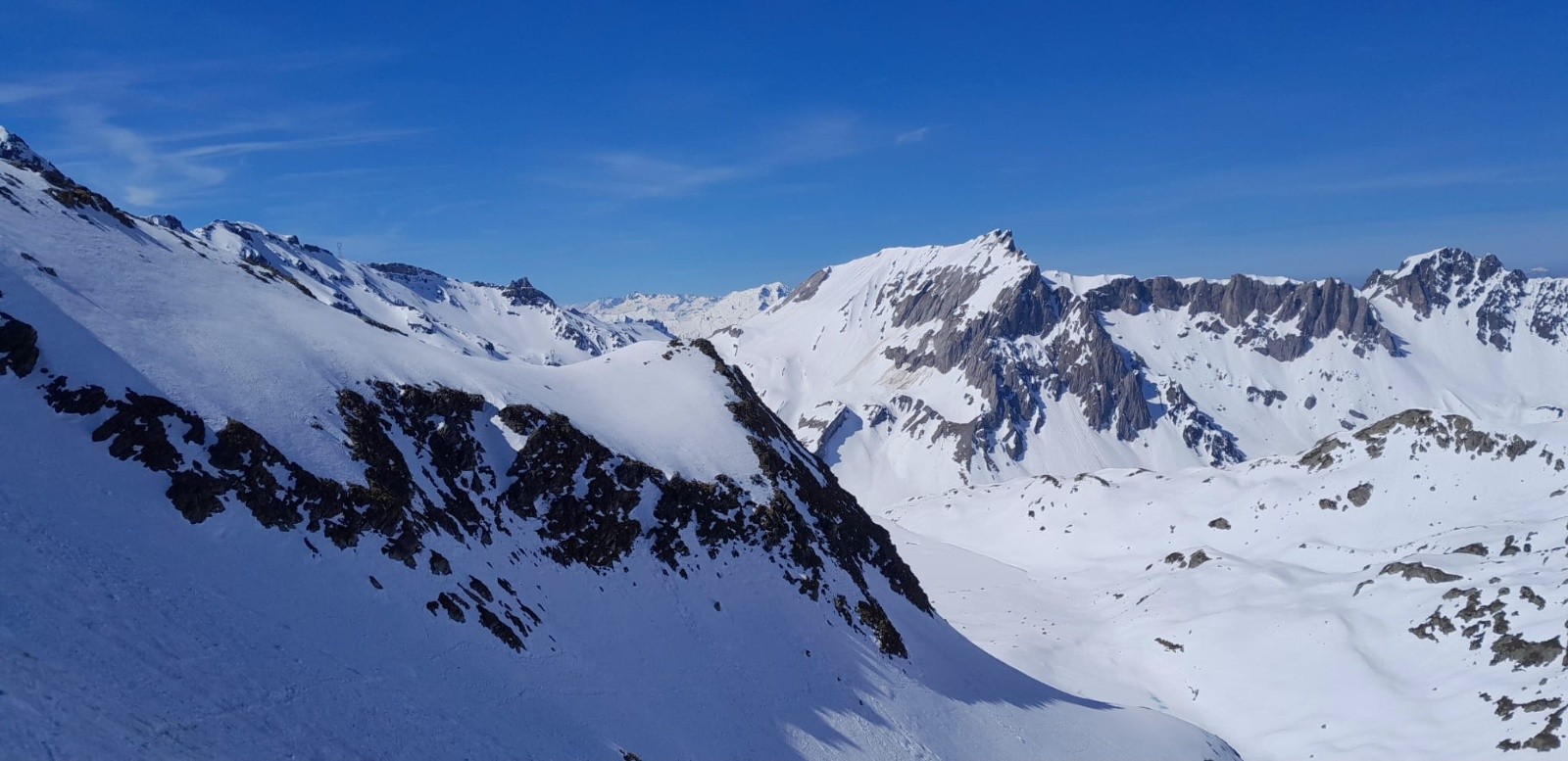 Depuis le sommet de l'écharpe