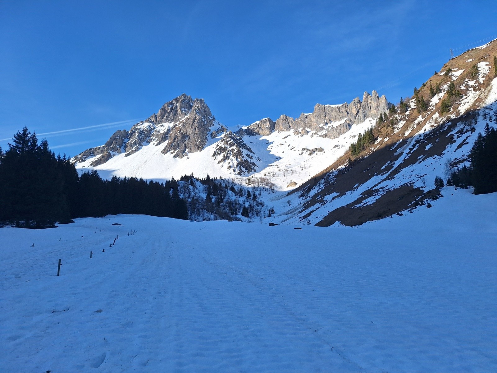 Col des Chasseurs depuis Balme