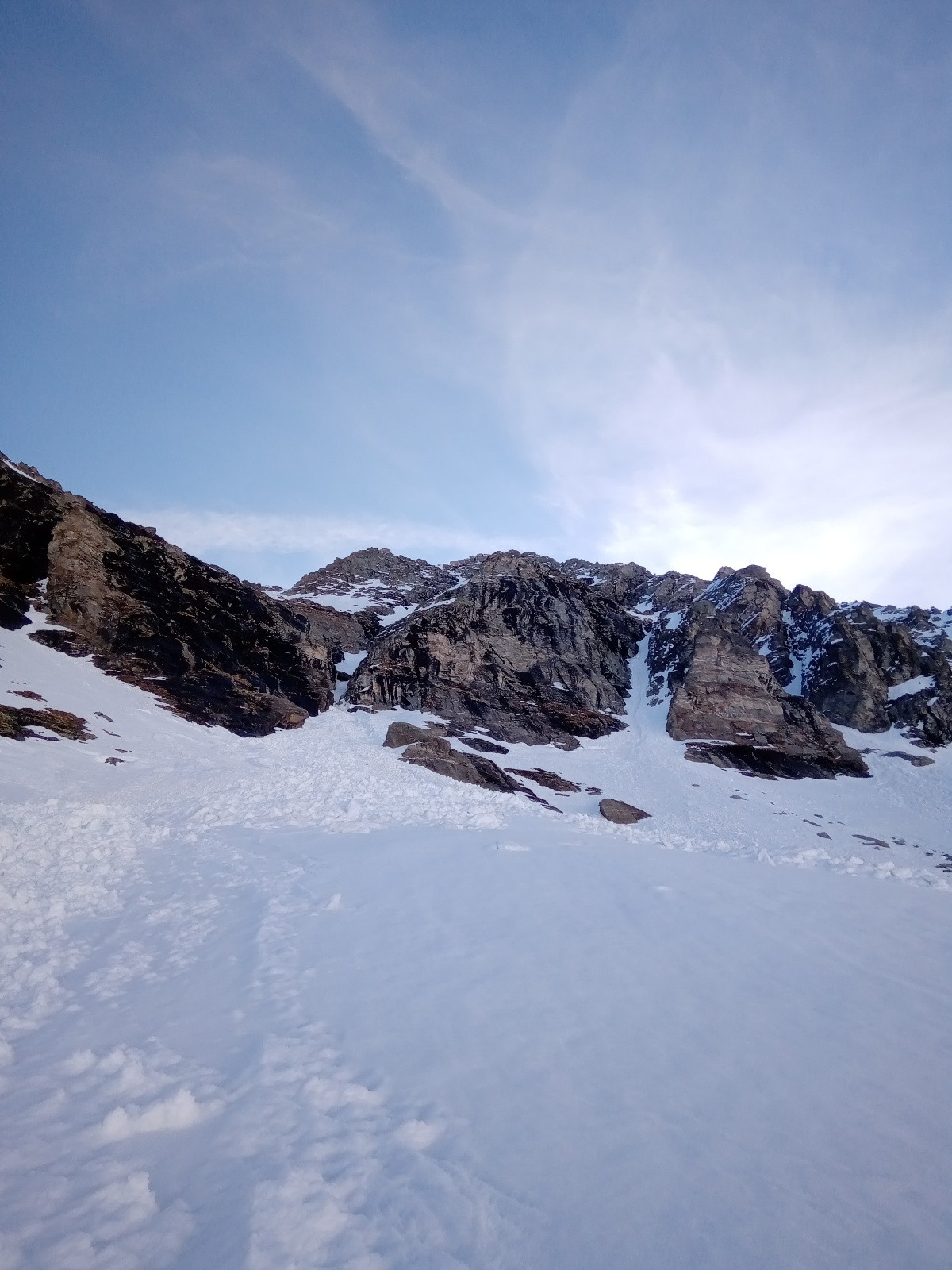Variante par le couloir de droite