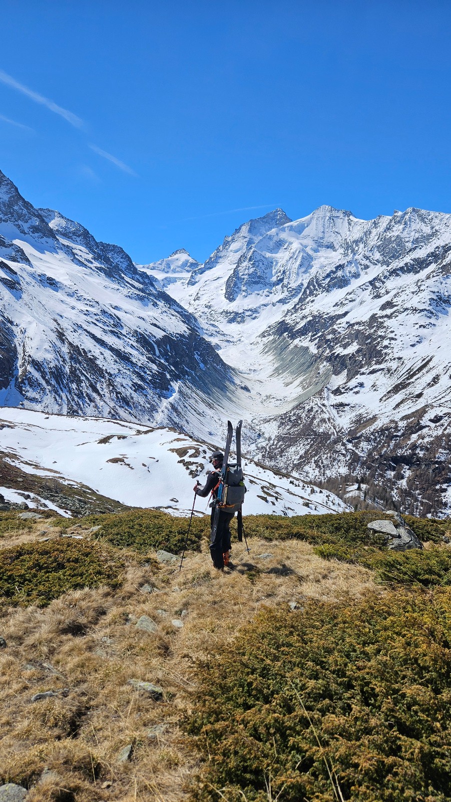 Pentes SSO de l'Arpitetta (à la descente)