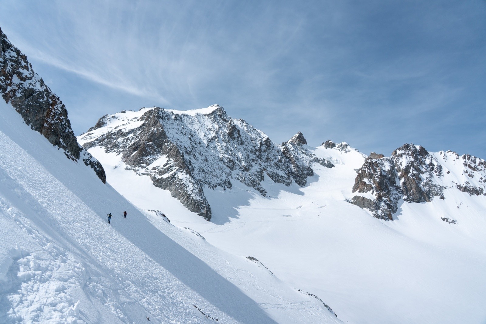 Traversée pour rejoindre le glacier&nbsp;