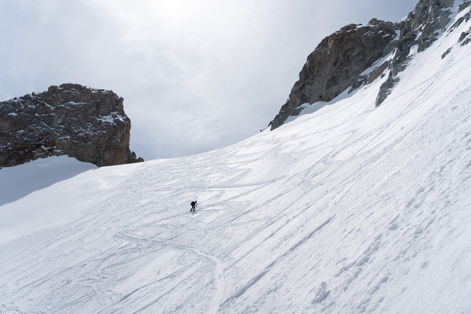 Dernière montée avant le col&nbsp;