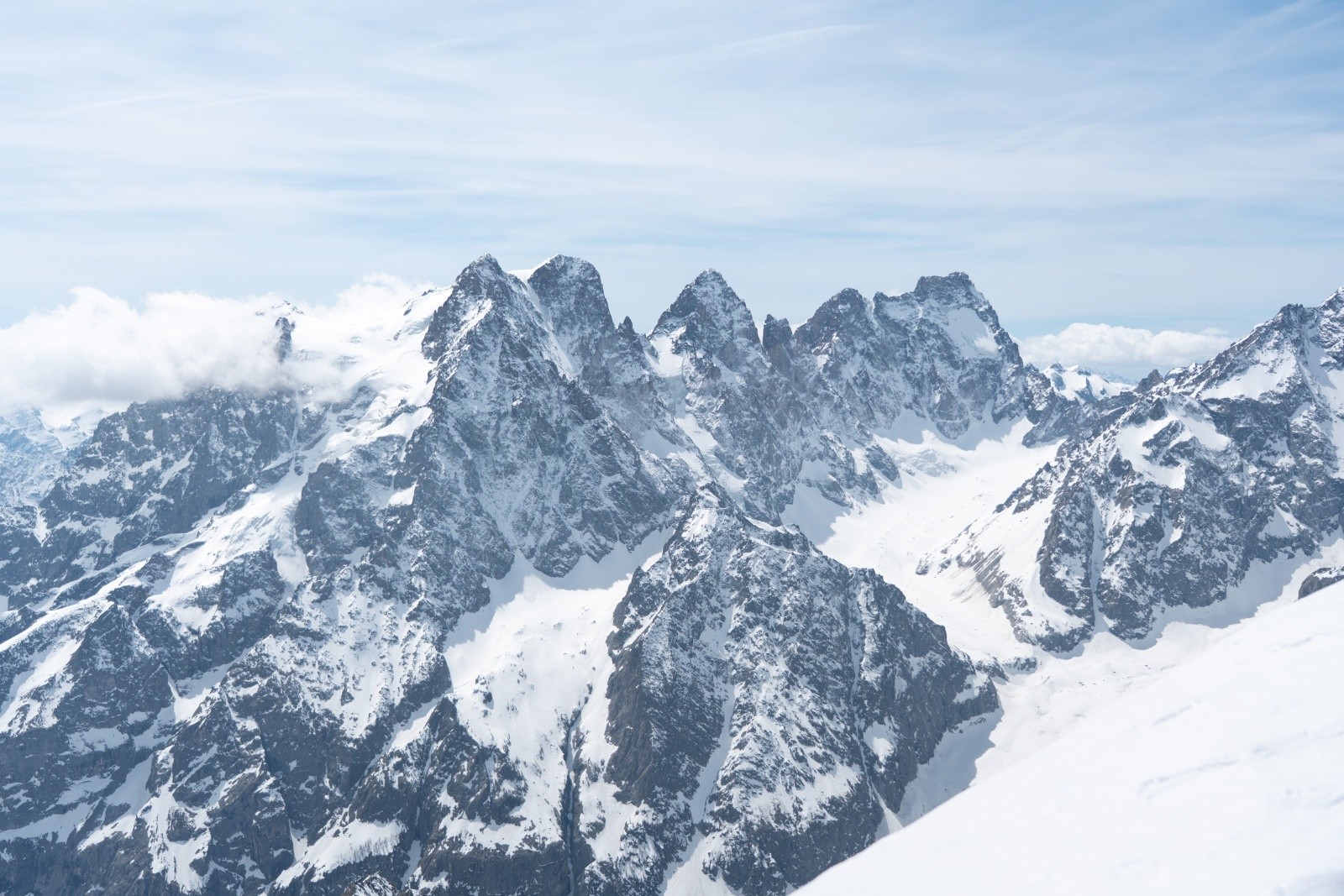 &nbsp;La vue depuis le col, sympa !