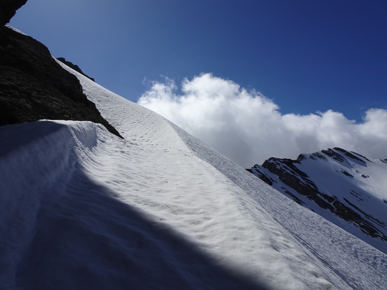 Le contournement vers le sommet