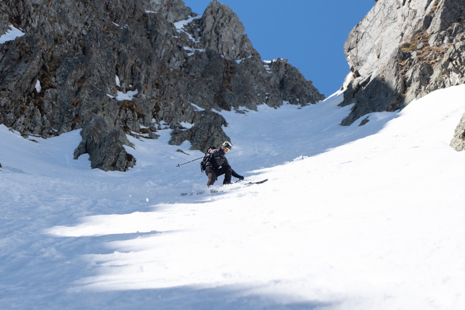 Changement radical de neige en 1 mètre