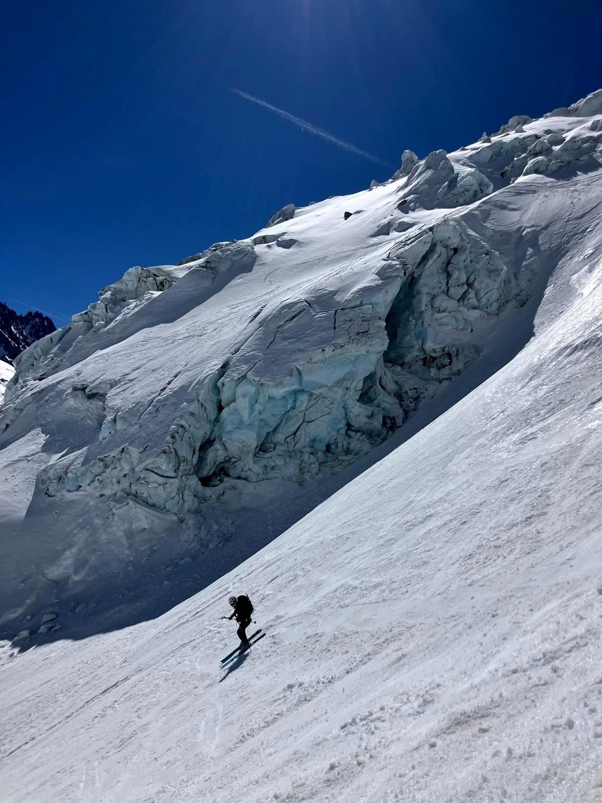 J1 : Descente vers le glacier d'Argentière&nbsp;