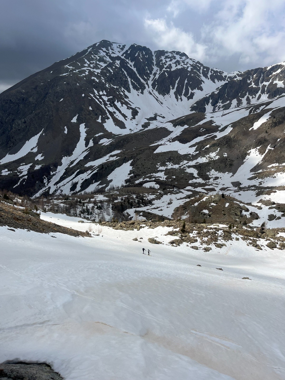 J1 : remontée au Pas du Mont Colomb côté Fenestre