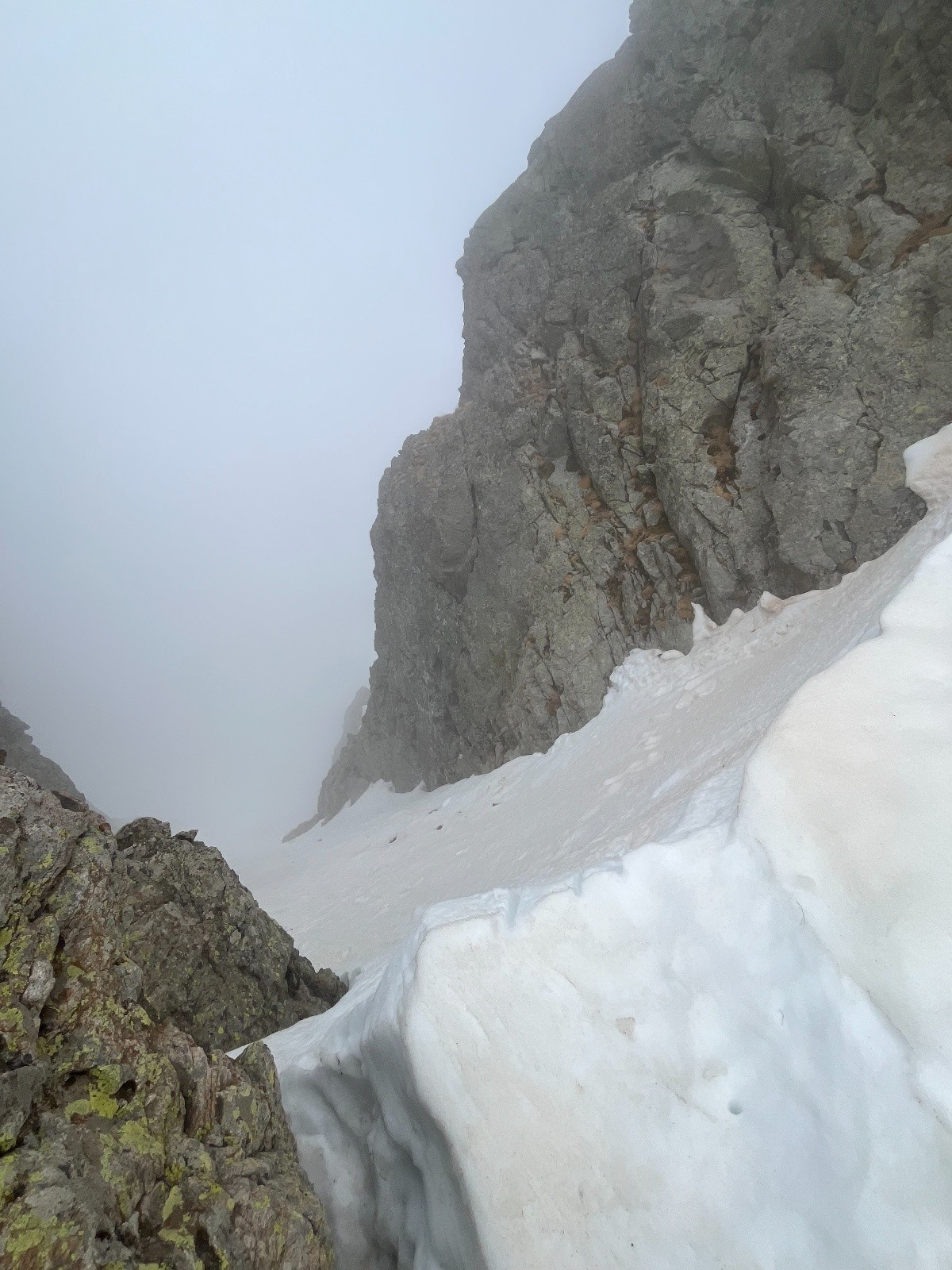 J1 : En haut du pas du Mont Colomb, vers la Gordolasque