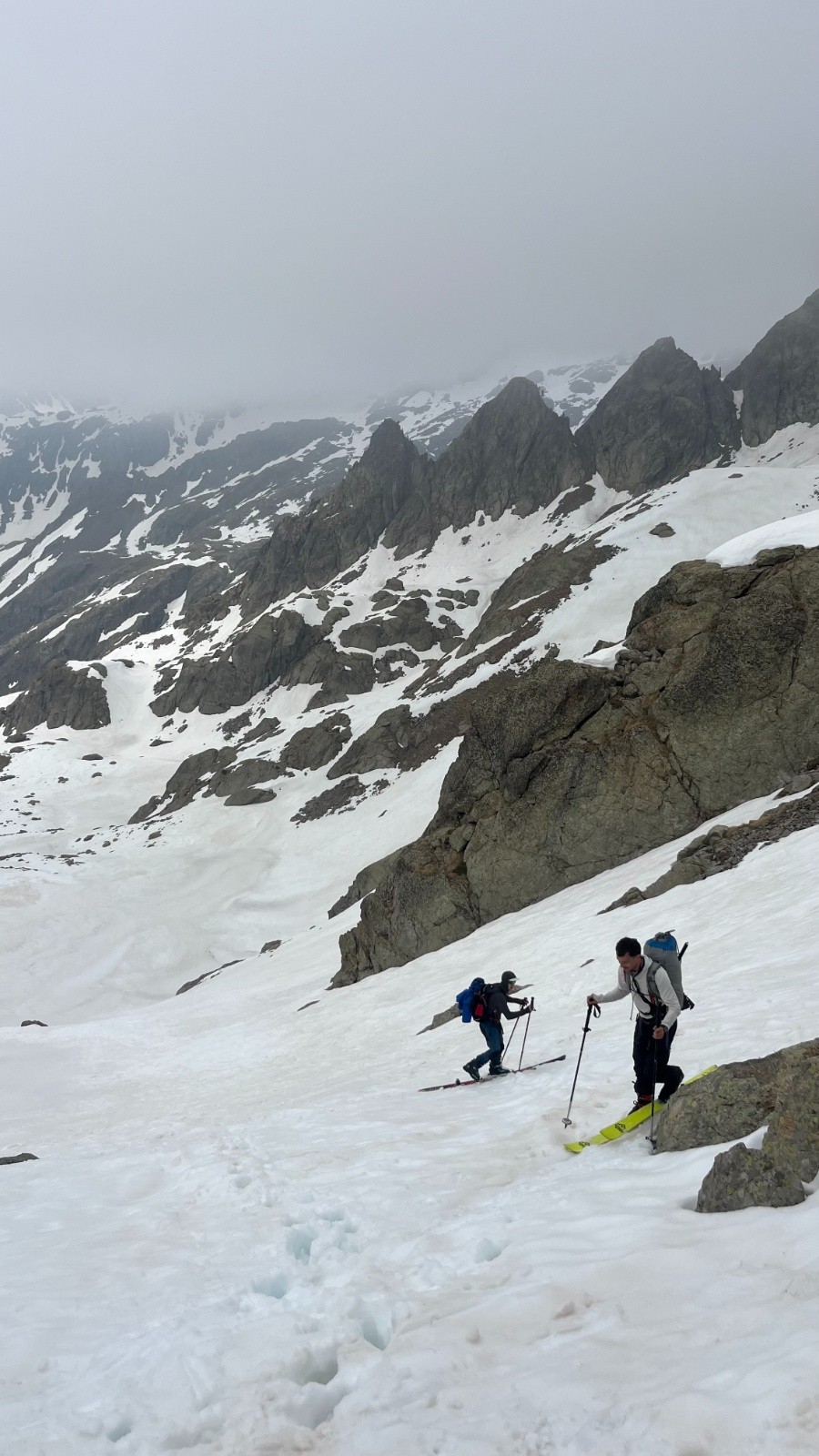 J1 : Remontée Pas du Mont Colomb depuis Fenestre