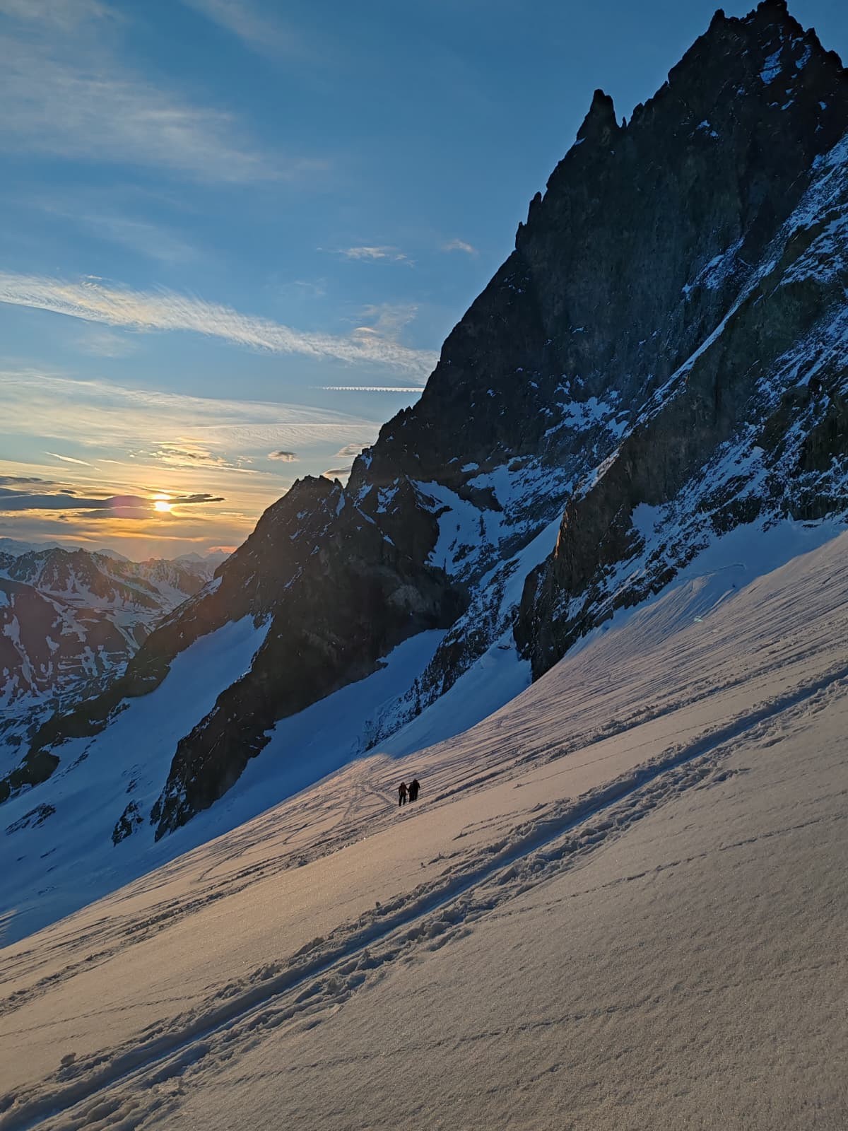 on est tot quand on mont le col de la Grande Ruine