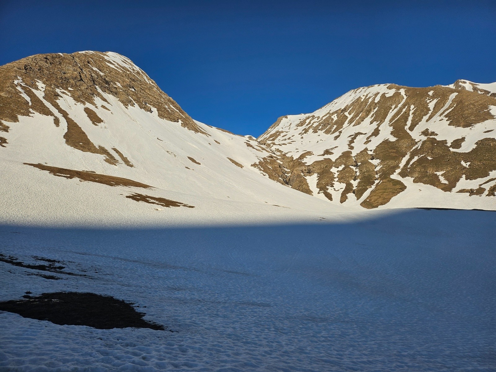 Le verrou du départ dans le vallon Nord