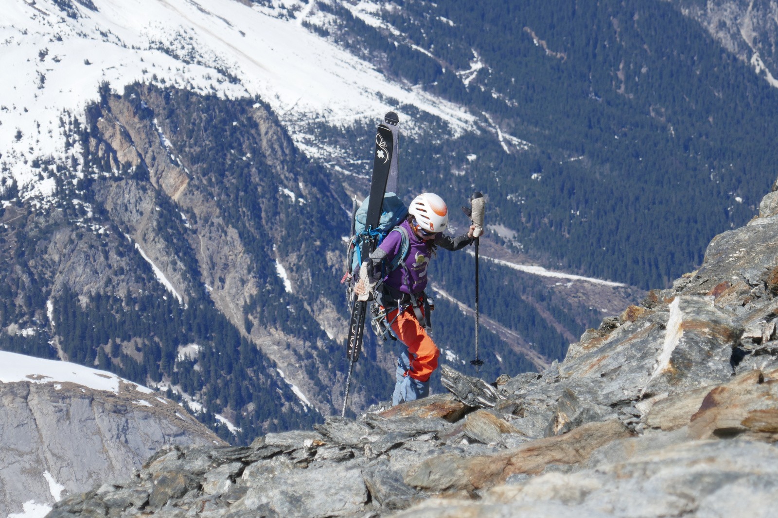 Sortie sans neige à 3200m 