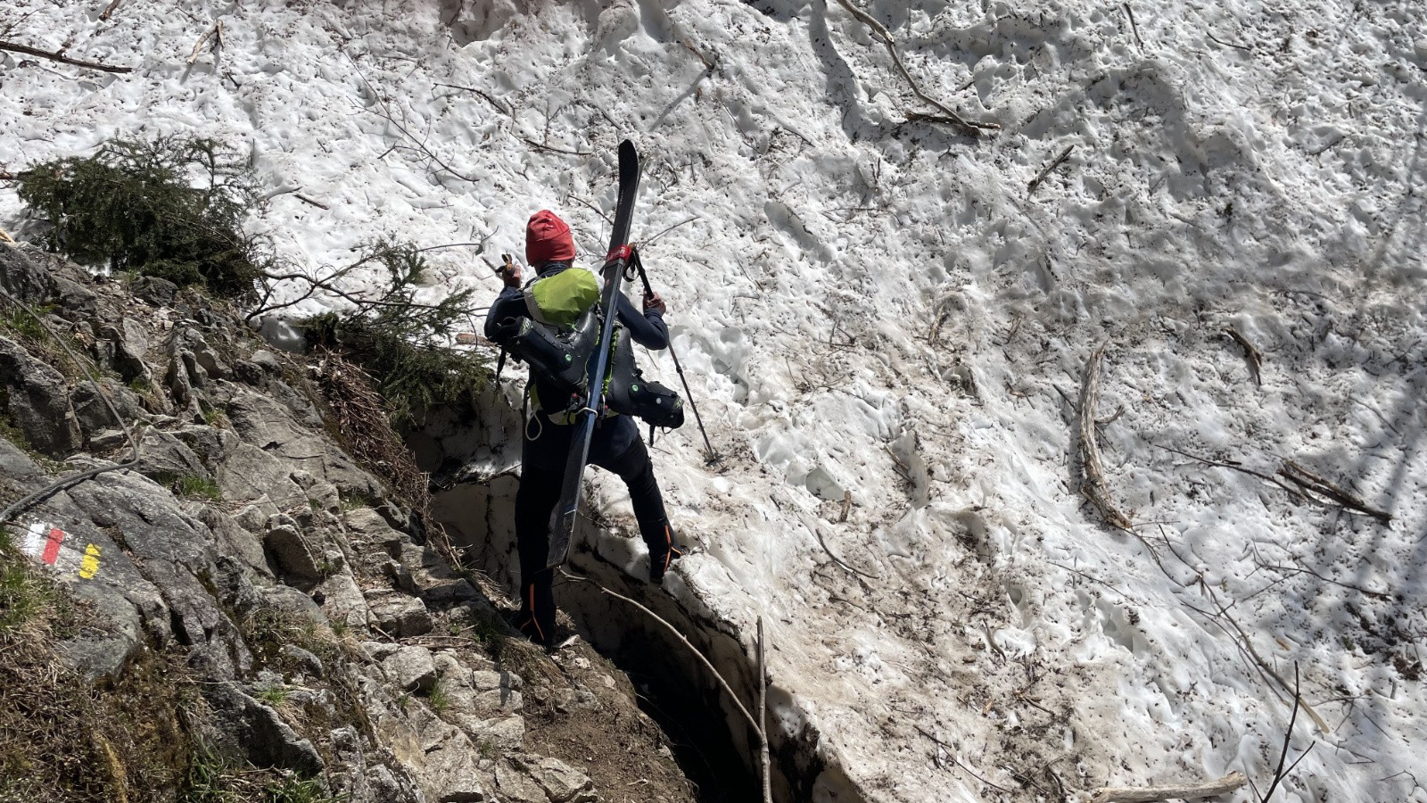 traversée du Ruisseau Perdu&nbsp;