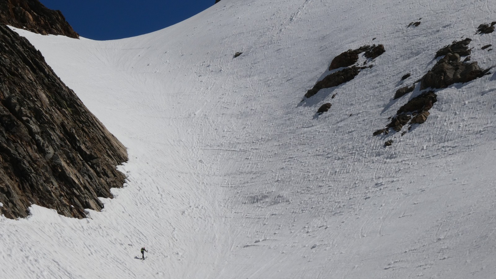 mon coéquipier entame le dernier ressaut
