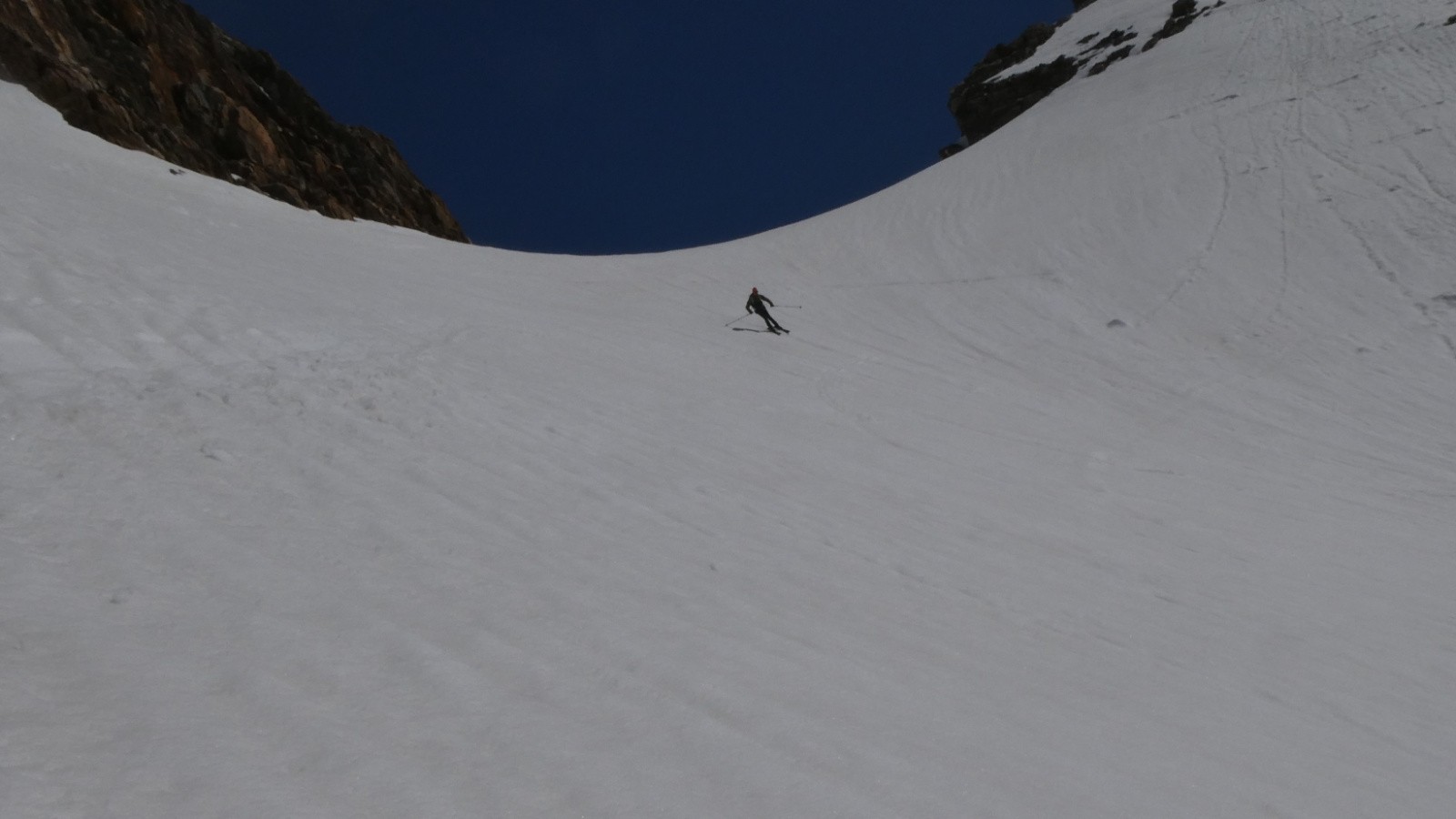 début de la descente&nbsp;