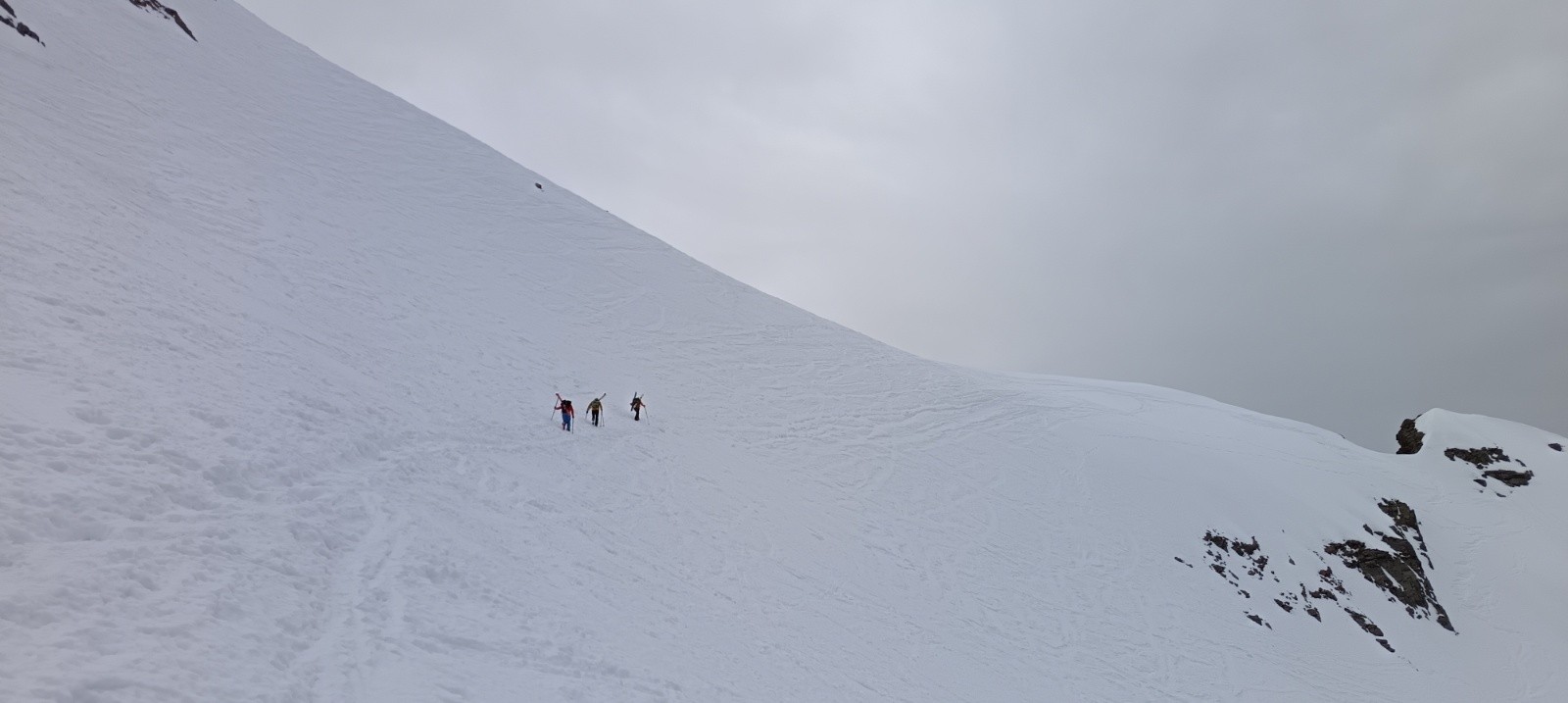 &nbsp;Traversée sous la dernière pente&nbsp;