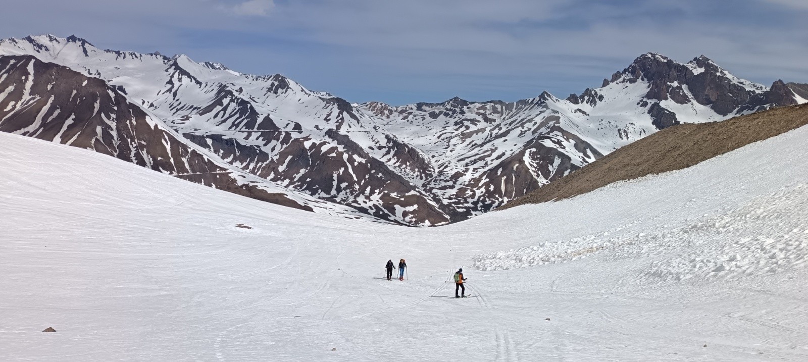 Col du Galibier et les gds Galibier derrière&nbsp;