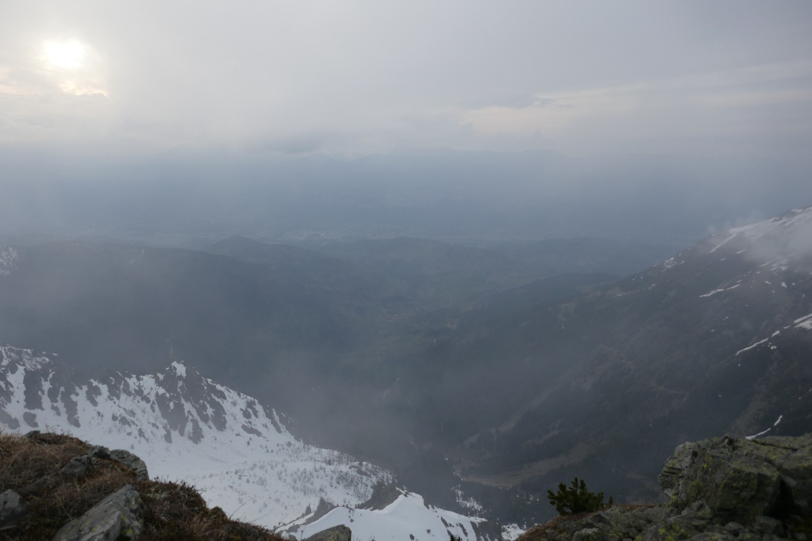 Vue sur la vallée&nbsp; 