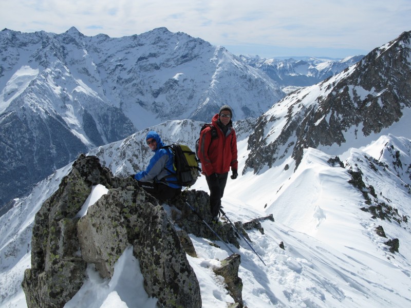 Col de Menoux : Loulou et Benoit