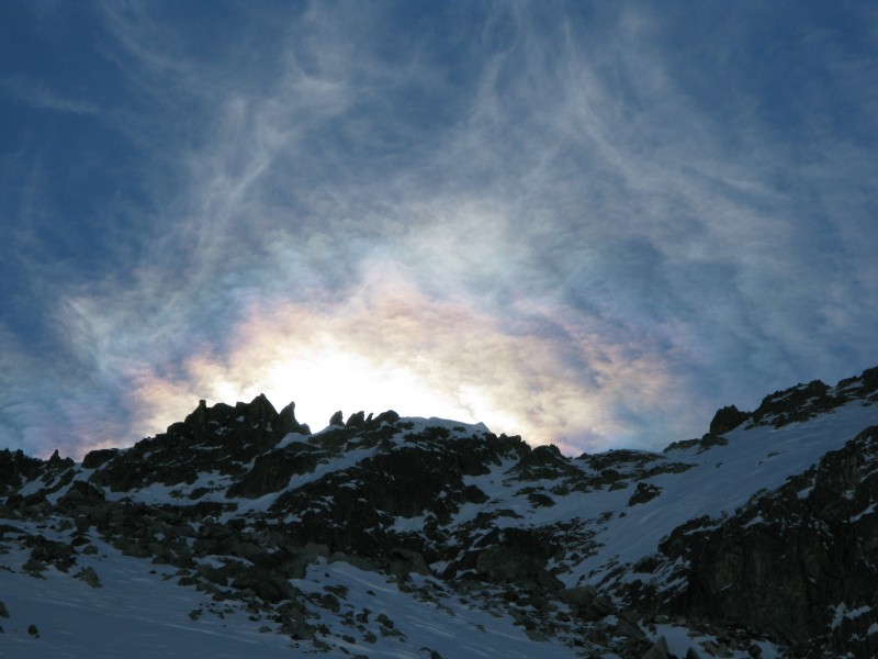 Rochers du Cros : Jeux de lumières irisées