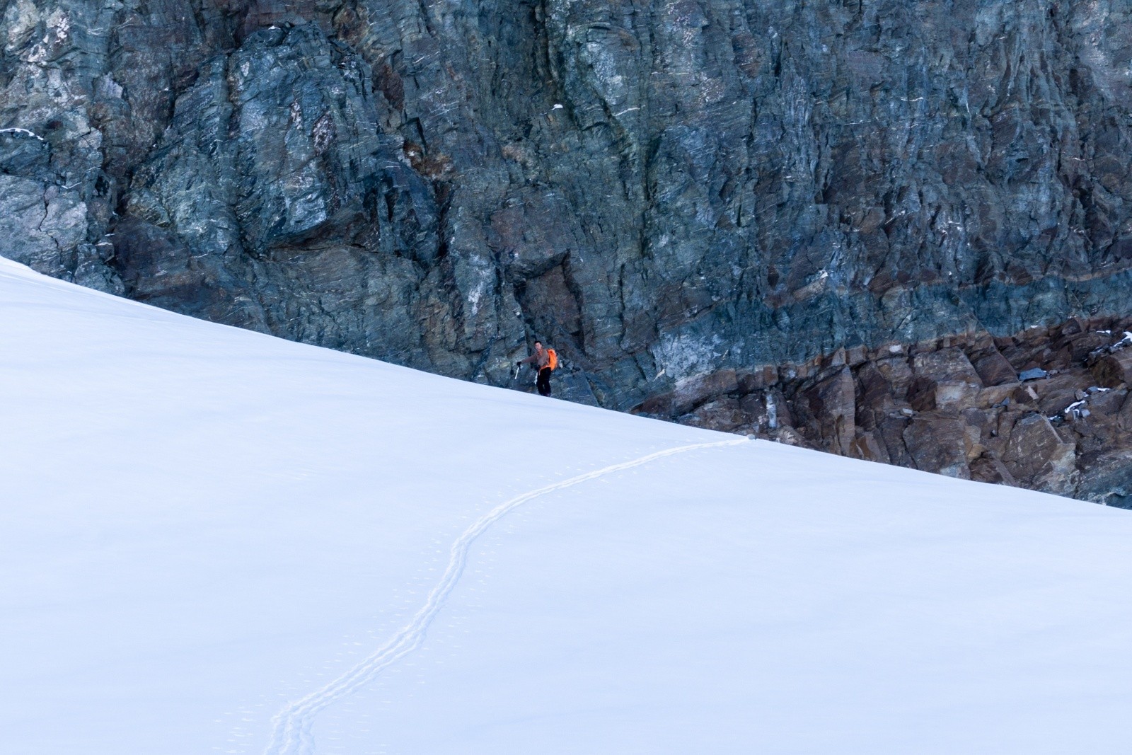 Dans la montée à l'Alphubel avant la jonction&nbsp;