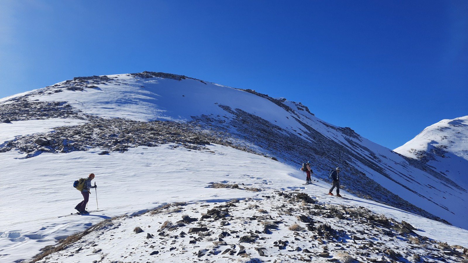 Premier passage au col du Crachet&nbsp;