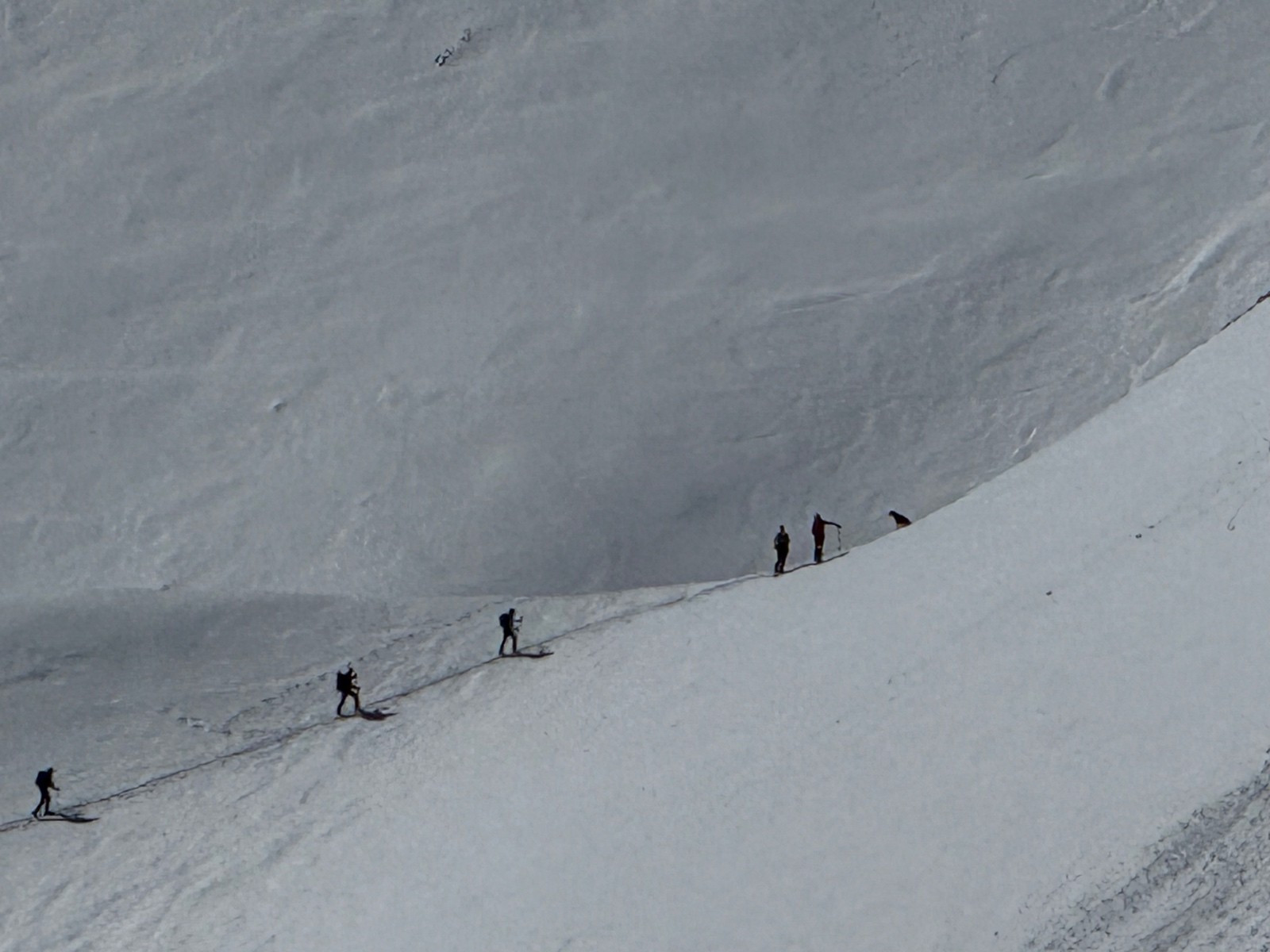 Sous la tête du Crachet, passage vers la Grande Combe ?