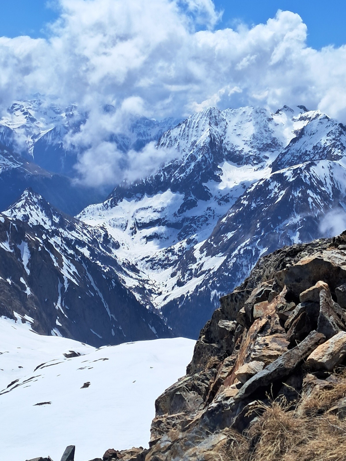 Vers le Grand Armet et son petit glacier, l un des plus à l Ouest des Alpes