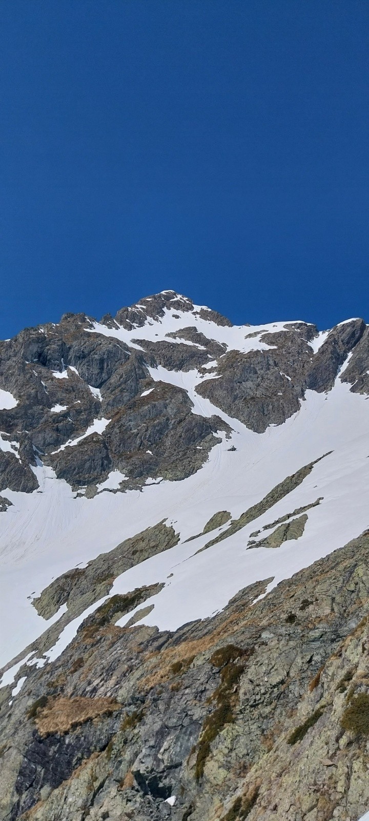 &nbsp;Rocher de l'homme, couloir en Z sec