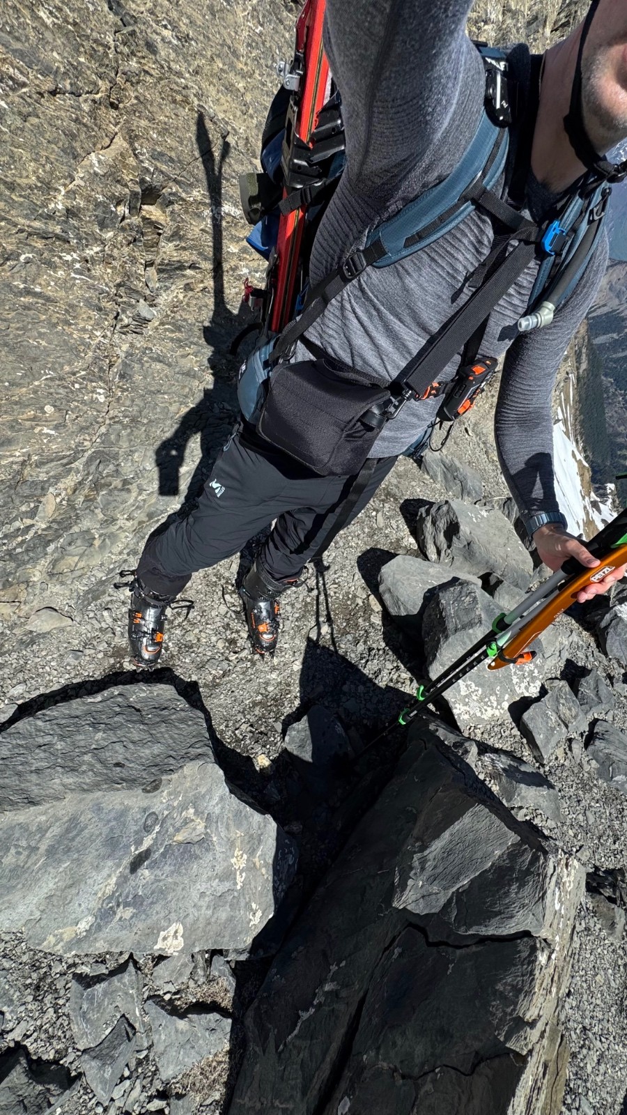 &nbsp;enfin sur l'arête Ouest