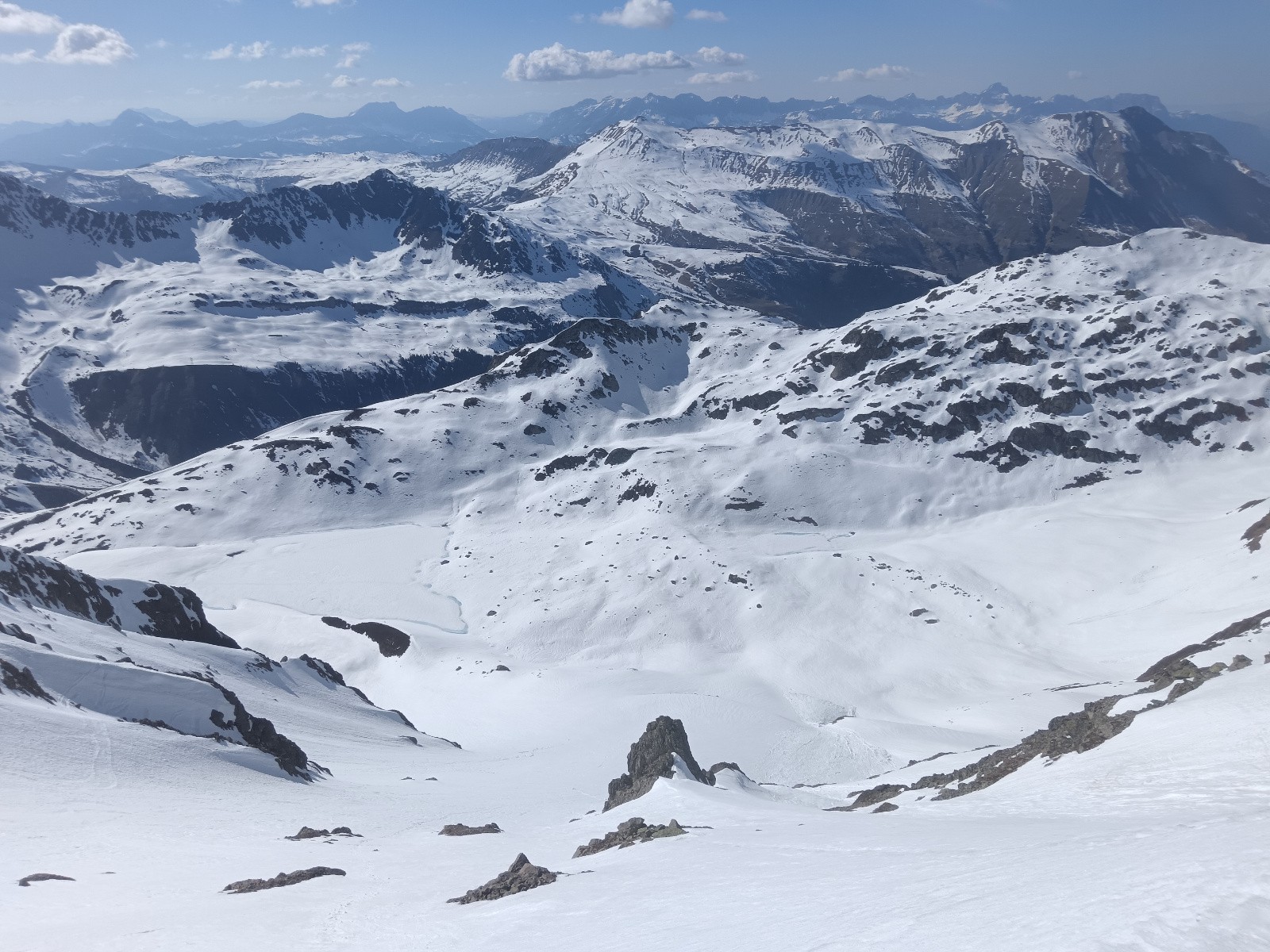 Face NW du col d'Enclave