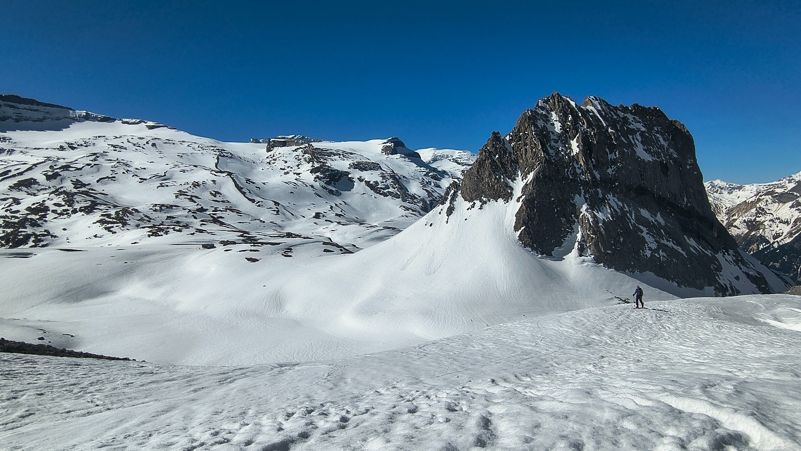 &nbsp;Pointe de la Réchasse par derrière