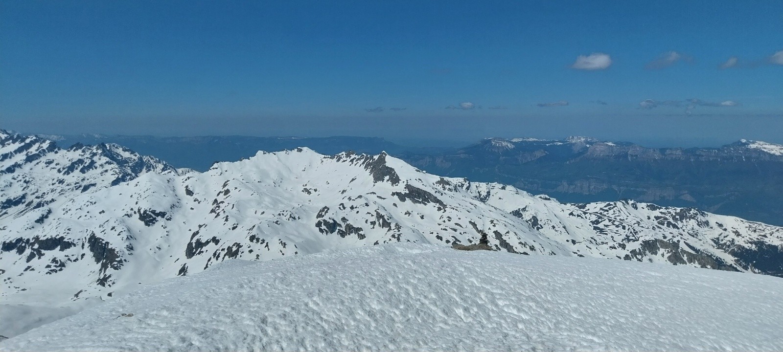 &nbsp;Belle étoile et Cabottes depuis Rocher blanc