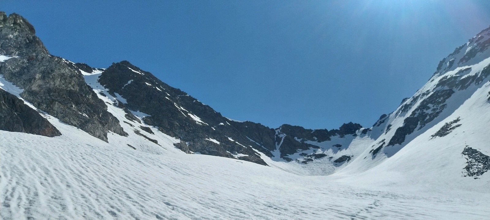 Couloir SO et col de l'amiante&nbsp;