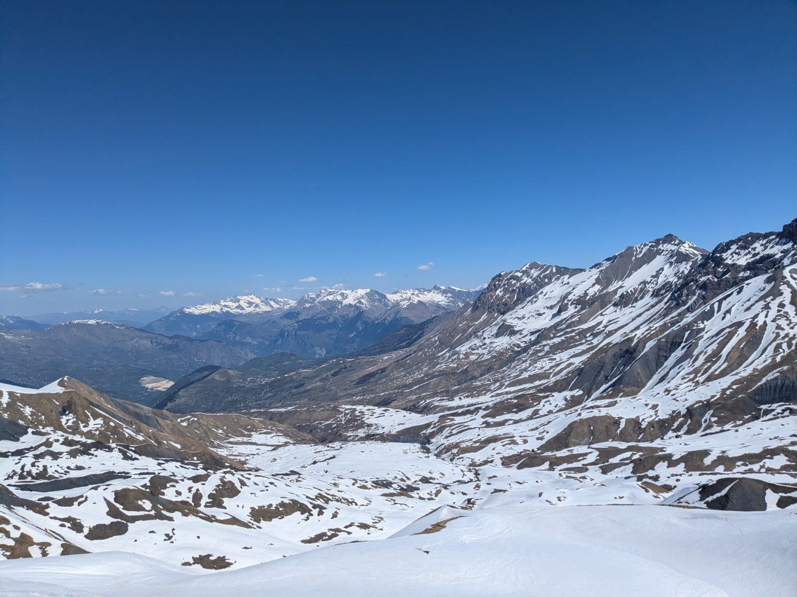 Sous les Aiguilles, vue&nbsp; sur la Lauzière