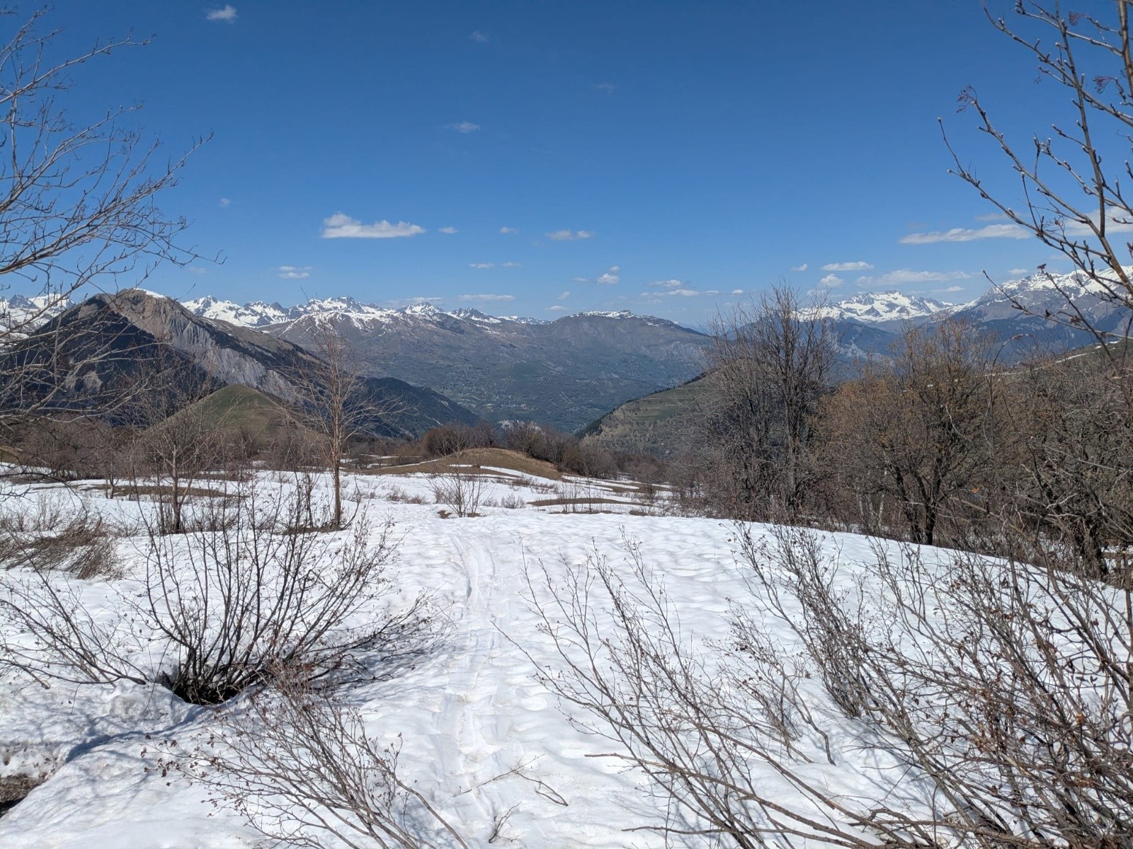Un peu d'arcosses à la descente&nbsp;