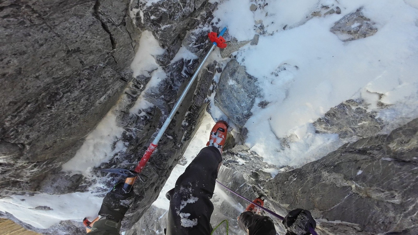 Rappel dans le ressaut