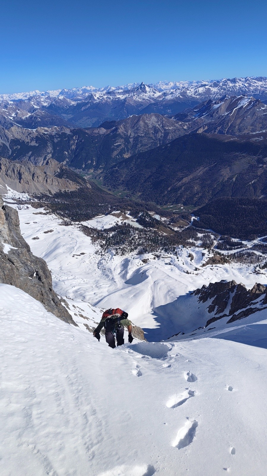 Arrivée au sommet pour Pierre