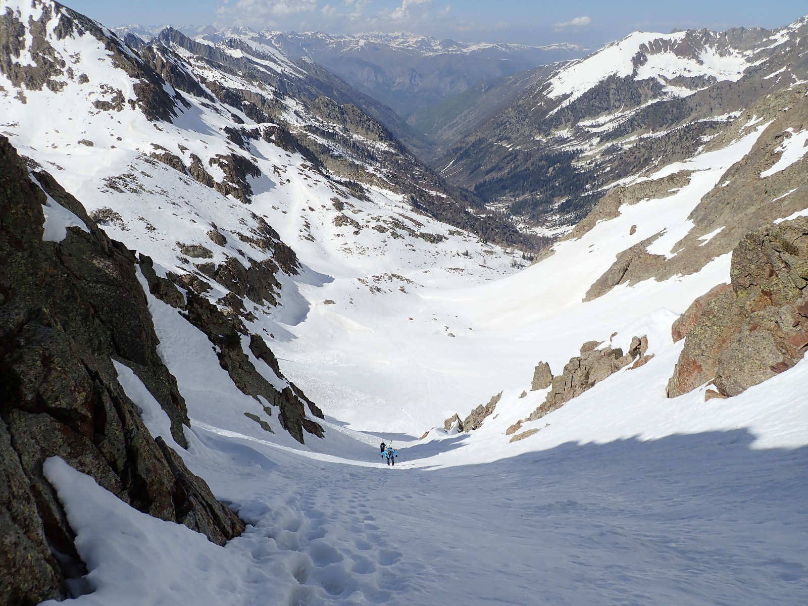 Montée au pas du Loup ouest : bonnes marches