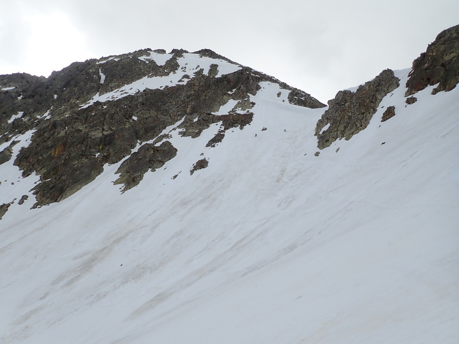 Descente du pas du Loup ouest
