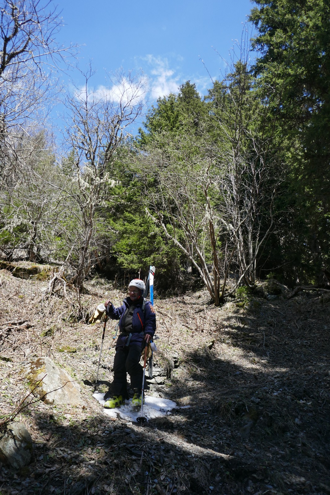 Petit passage sans neige.&nbsp; 